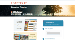 Desktop Screenshot of adapter.it